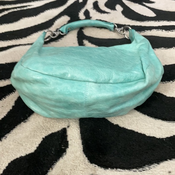 Hobo International Mini Aqua Green Leather  Mini Hobo Bag 😘😘 - Picture 14 of 14